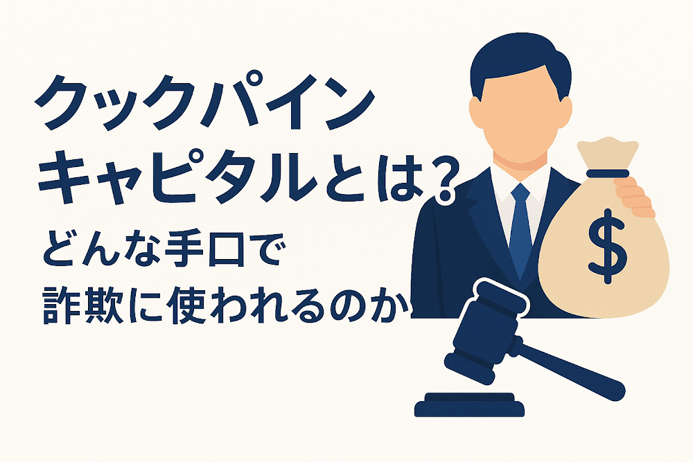 クックパインキャピタルとは？どんな手口で詐欺に使われるのか