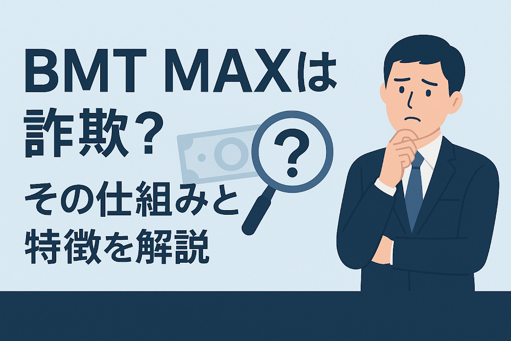 BMT MAXは詐欺？その仕組みと特徴を解説
