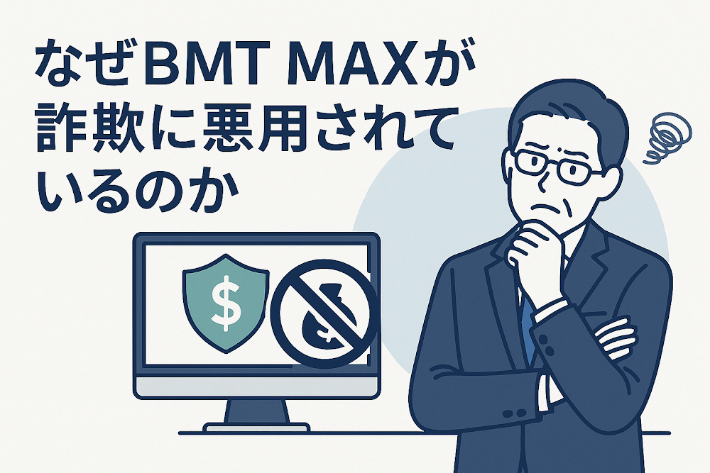 なぜBMT MAXが詐欺に悪用されているのか