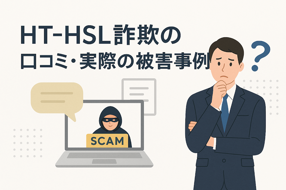 HT-HSL詐欺の口コミ・実際の被害事例