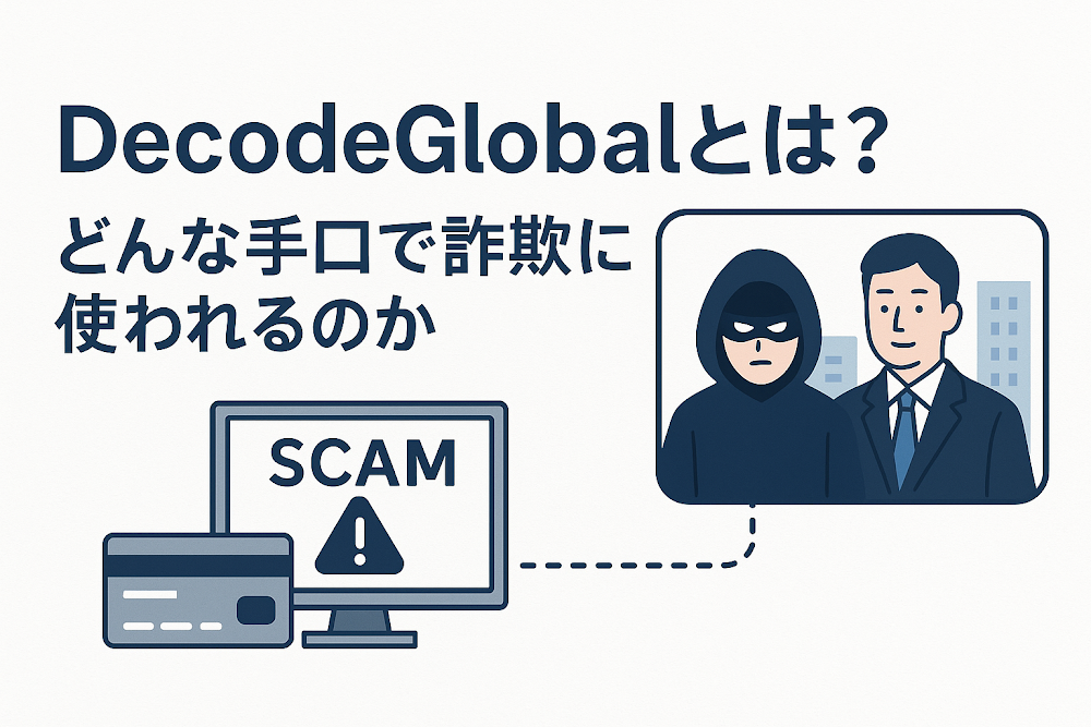 DecodeGlobalとは？どんな手口で詐欺に使われるのか