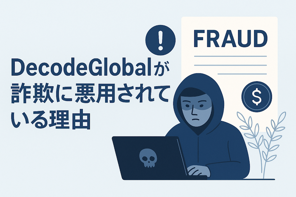 DecodeGlobalが詐欺に悪用されている理由