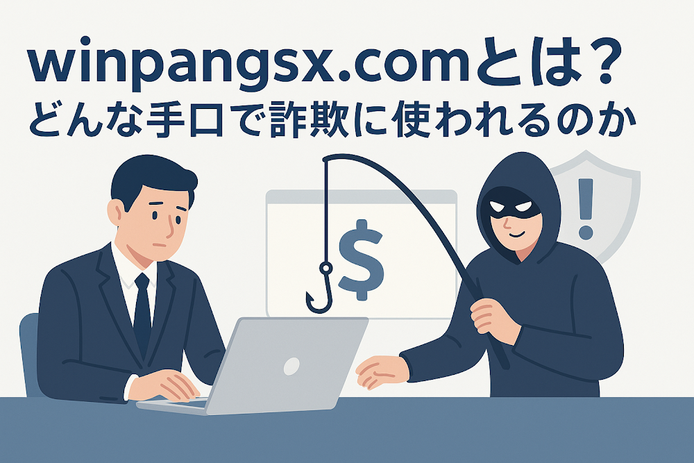 winpangsx.comとは？どんな手口で詐欺に使われるのか