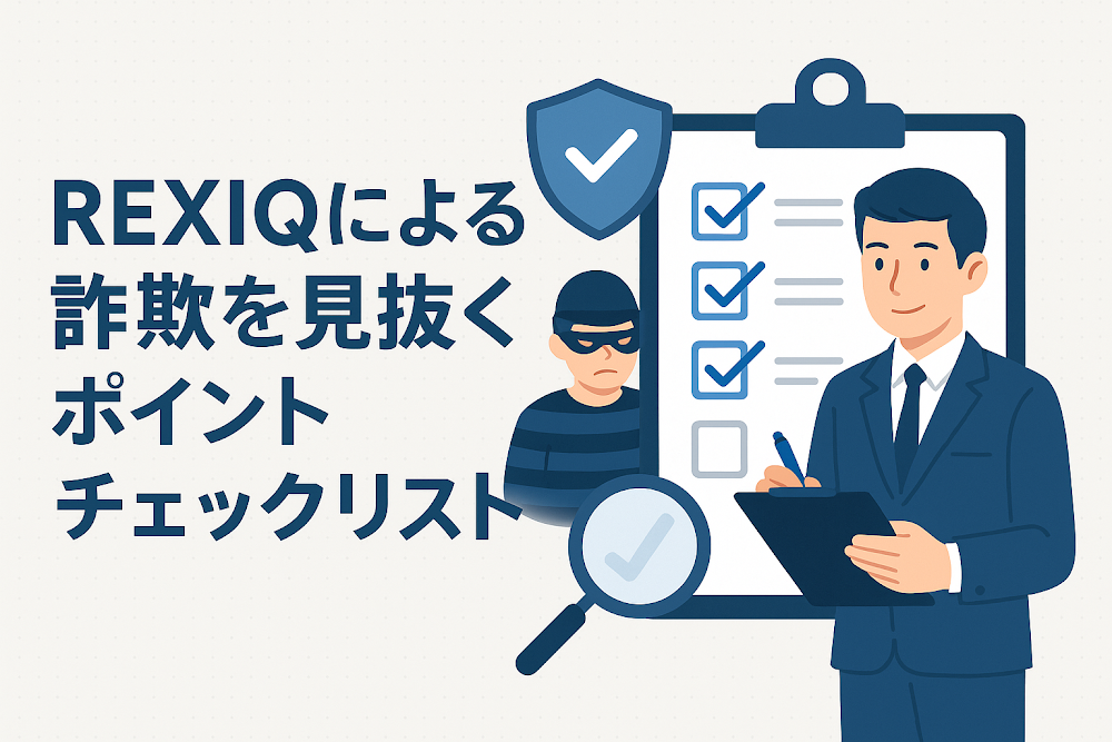 REXIQによる詐欺を見抜くポイントチェックリスト