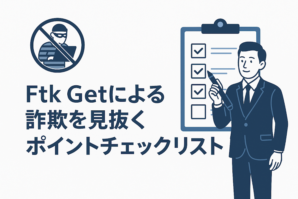 Ftk Getによる詐欺を見抜くポイントチェックリスト
