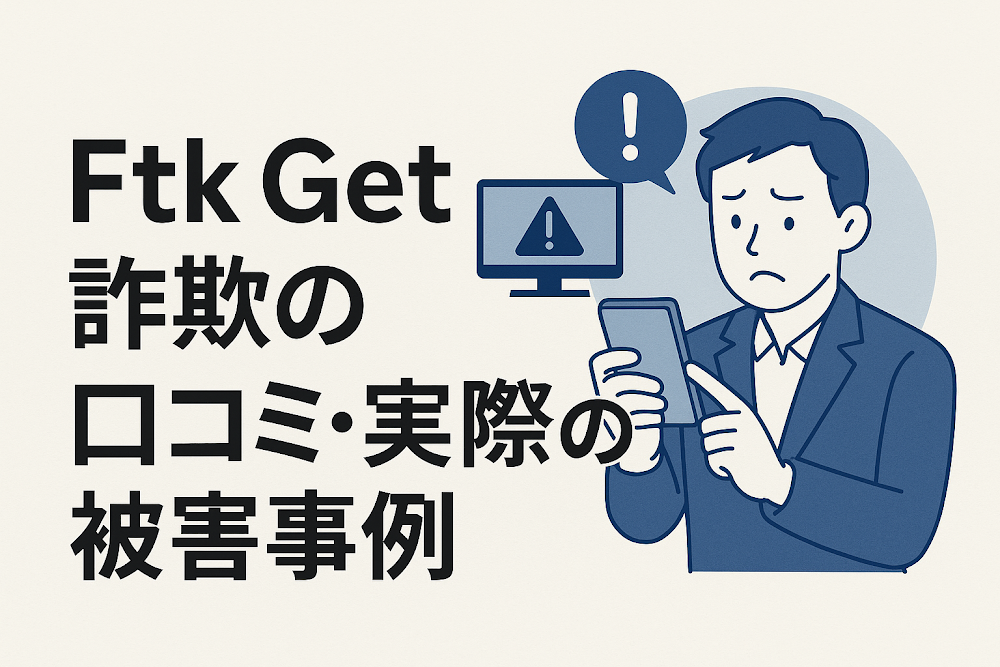 Ftk Get詐欺の口コミ・実際の被害事例