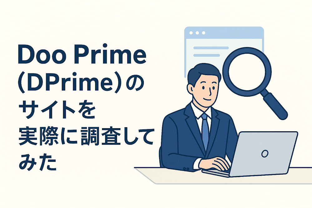 Doo Prime（DPrime）のサイトを実際に調査してみた