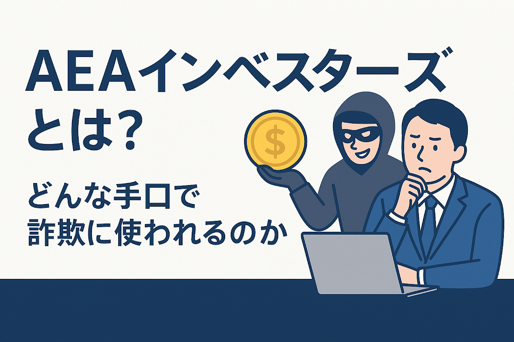 AEAINVESTORS(AEAインベスターズ)とは？どんな手口で詐欺に使われるのか
