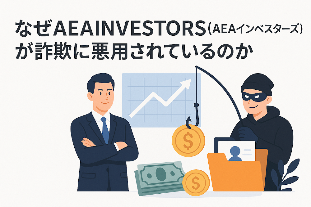 なぜAEAINVESTORS(AEAインベスターズ)が詐欺に悪用されているのか
