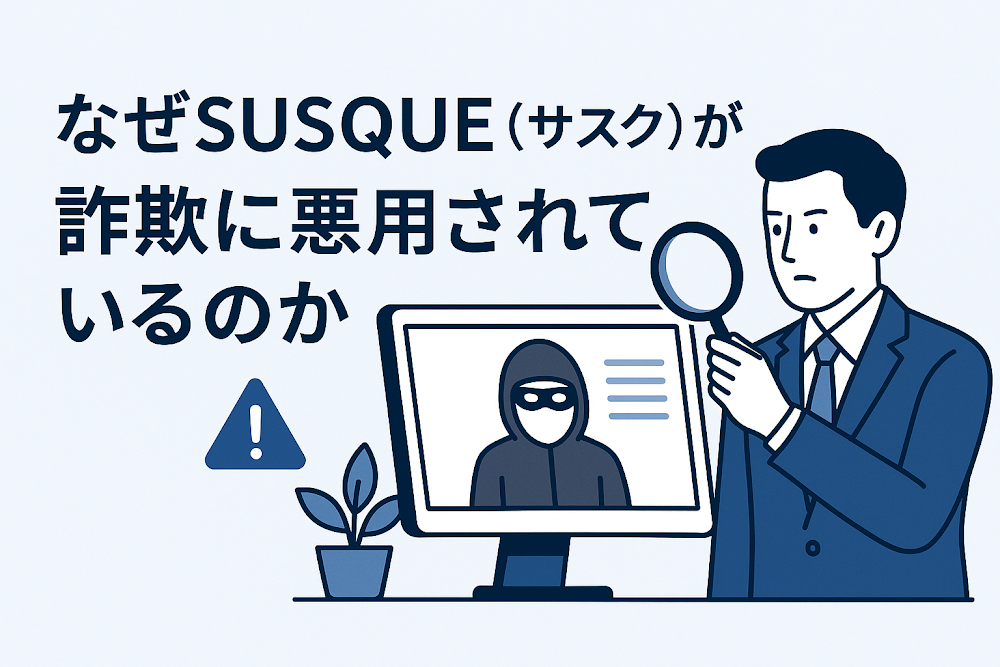 なぜSUSQUE（サスク）が詐欺に悪用されているのか