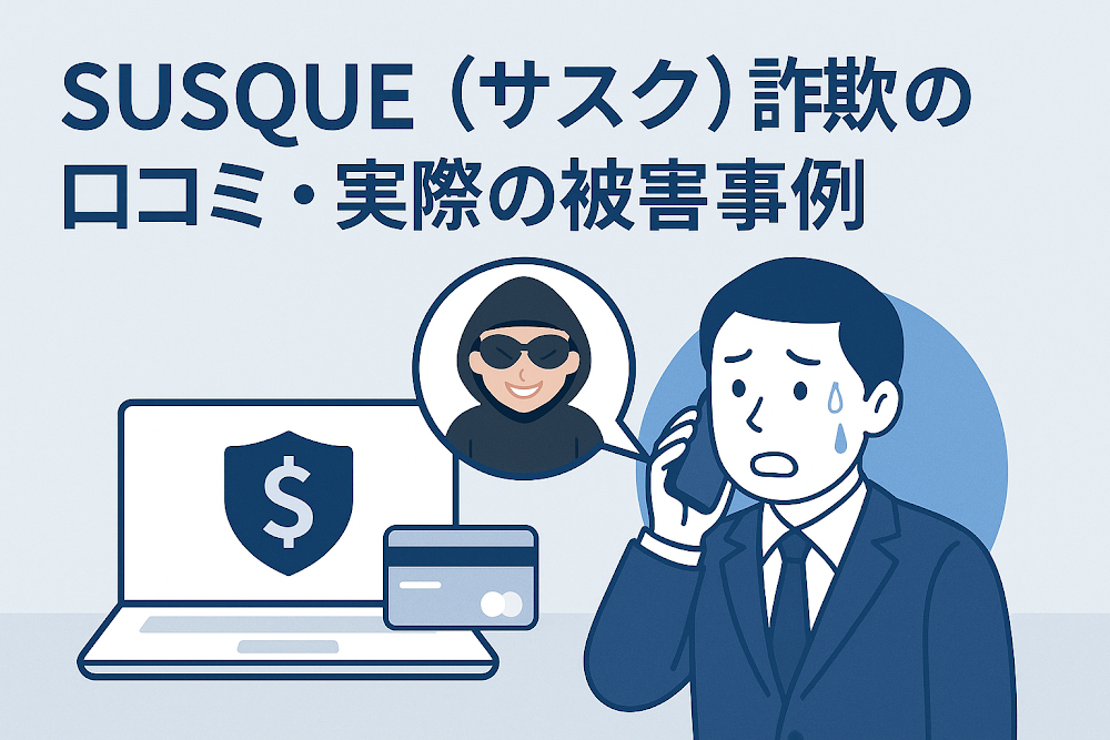 SUSQUE（サスク）詐欺の口コミ・実際の被害事例