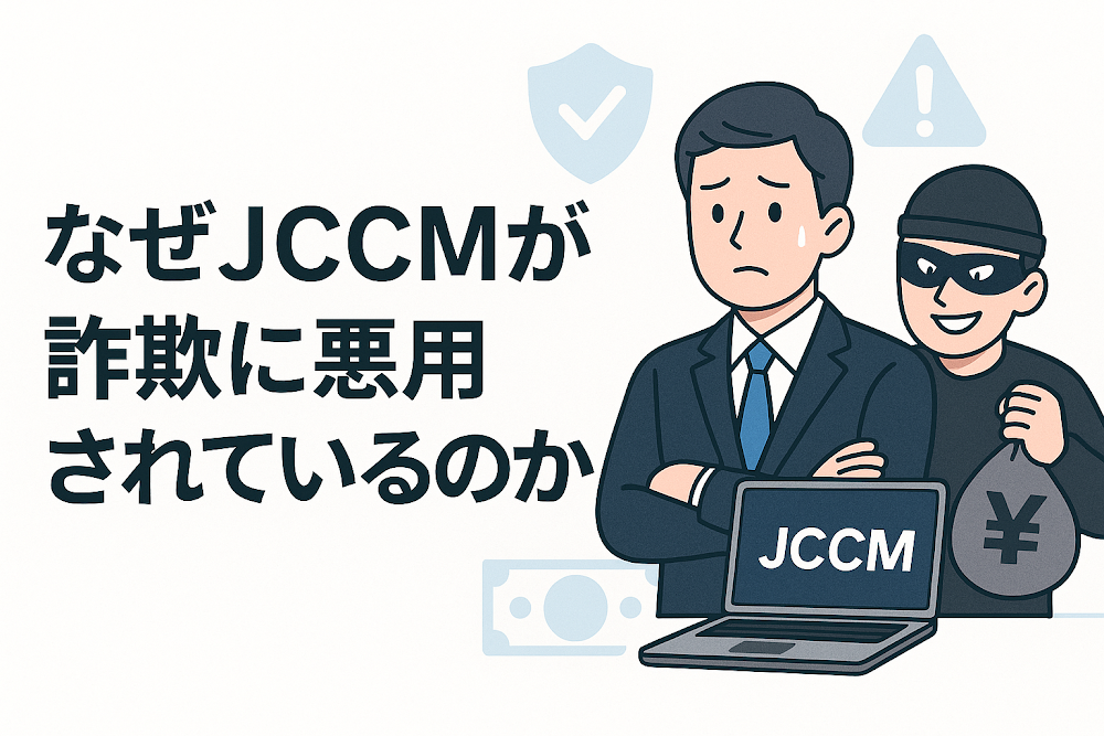 なぜJCCMが詐欺に悪用されているのか