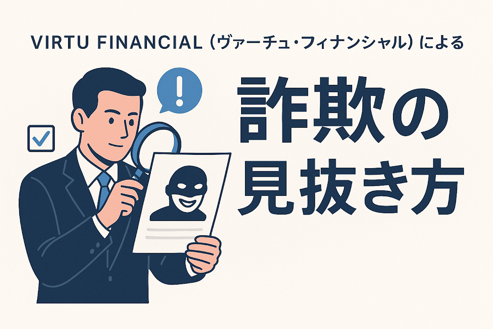 VIRTU FINANCIAL（ヴァーチュ・フィナンシャル）による詐欺の見抜き方