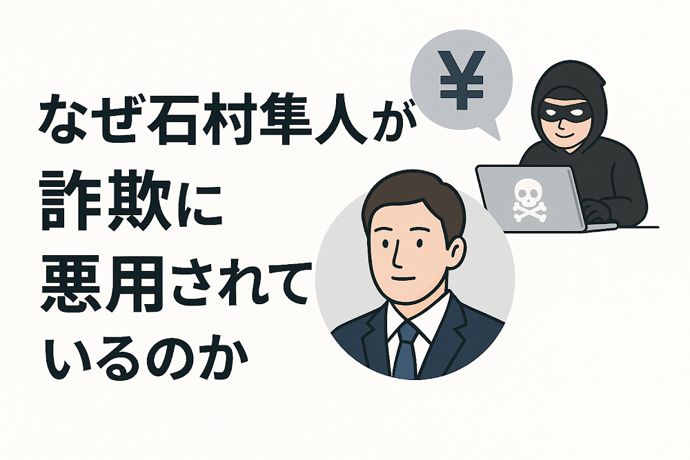 なぜ石村隼人が詐欺に悪用されているのか