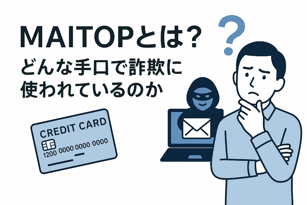 MAITOPとは？どんな手口で詐欺に使われているのか