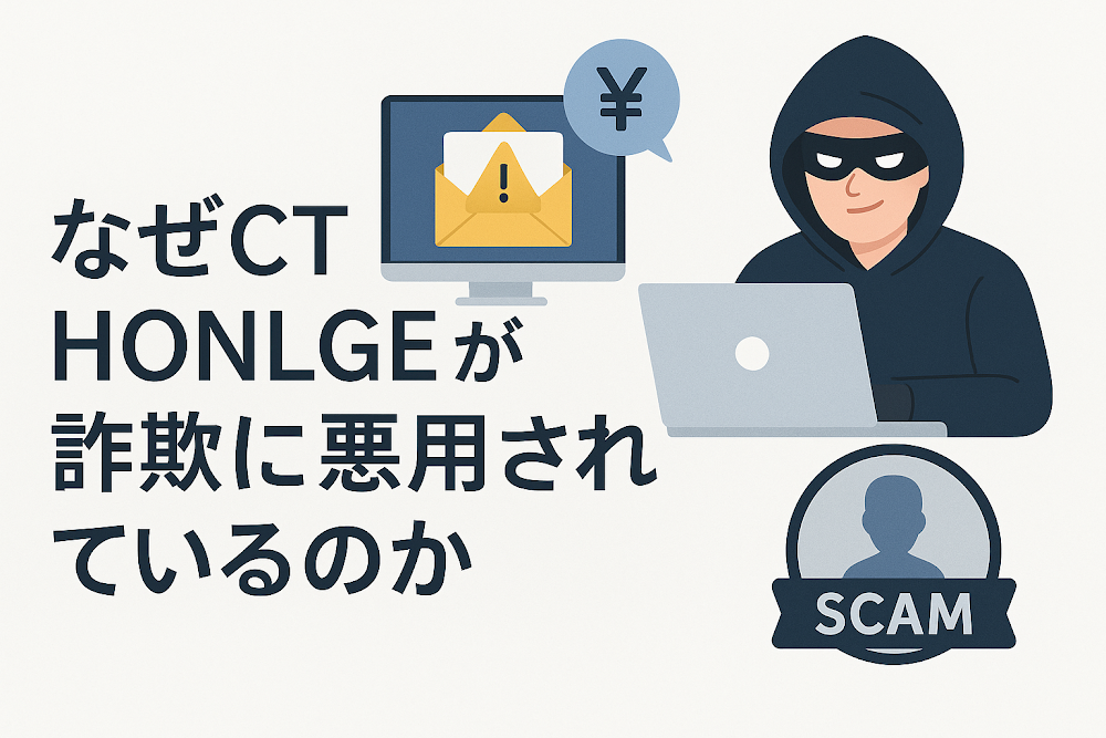 なぜCT HONLGEが詐欺に悪用されているのか