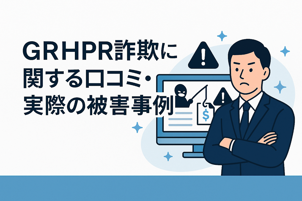 GRHPR詐欺に関する口コミ・実際の被害事例