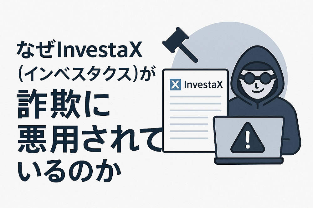 なぜInvestaX（インベスタクス）が詐欺に悪用されているのか