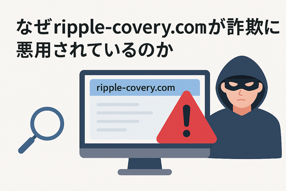 なぜripple-covery.comが詐欺に悪用されているのか