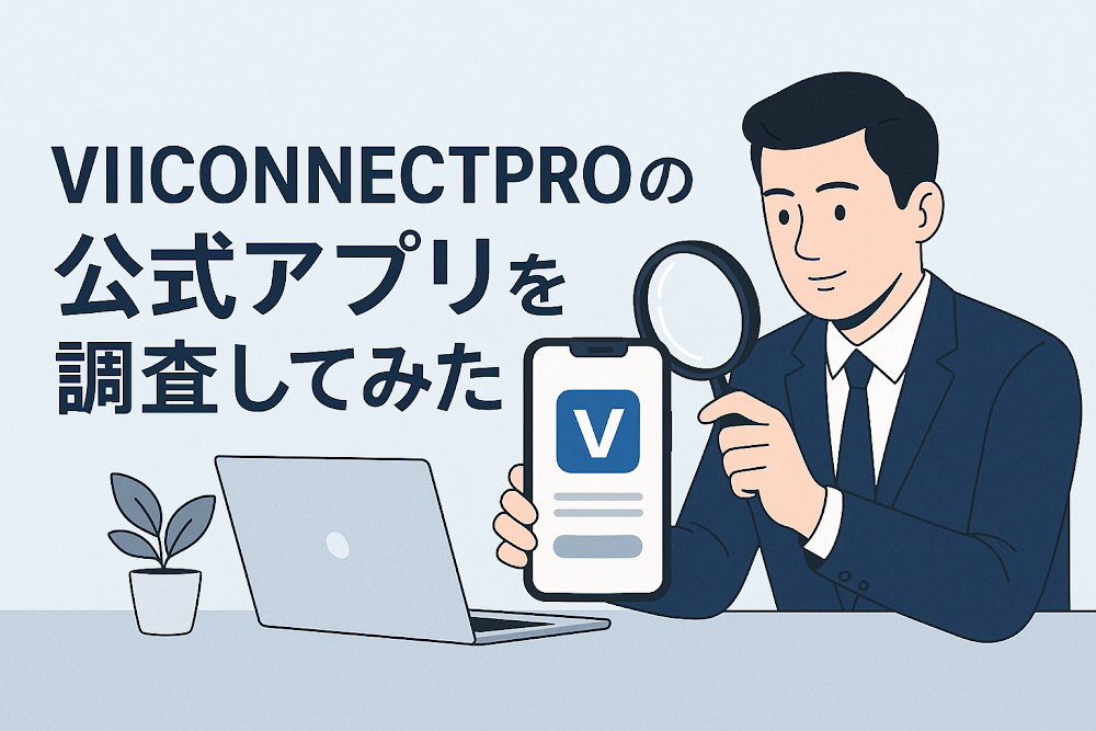 VIICONNECTPROの公式アプリを調査してみた