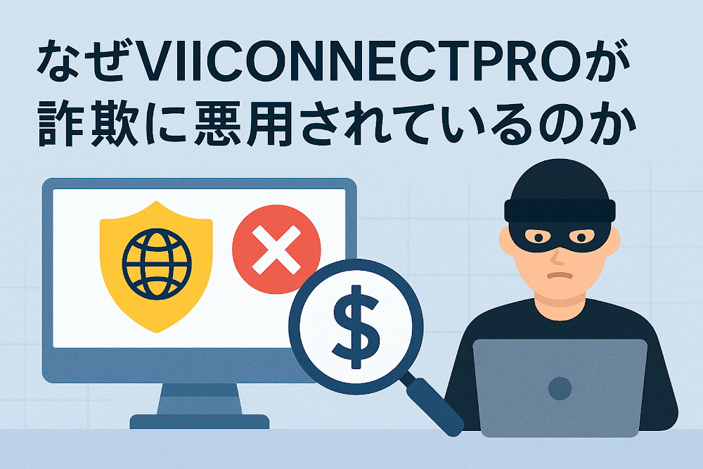 なぜVIICONNECTPROが詐欺に悪用されているのか