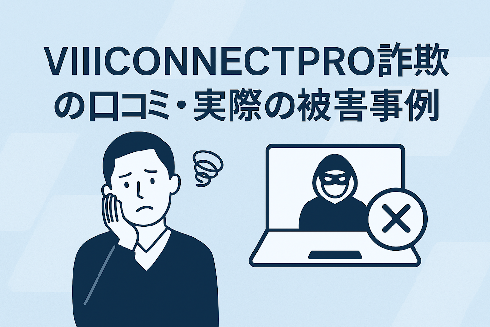 VIICONNECTPRO詐欺の口コミ・実際の被害事例