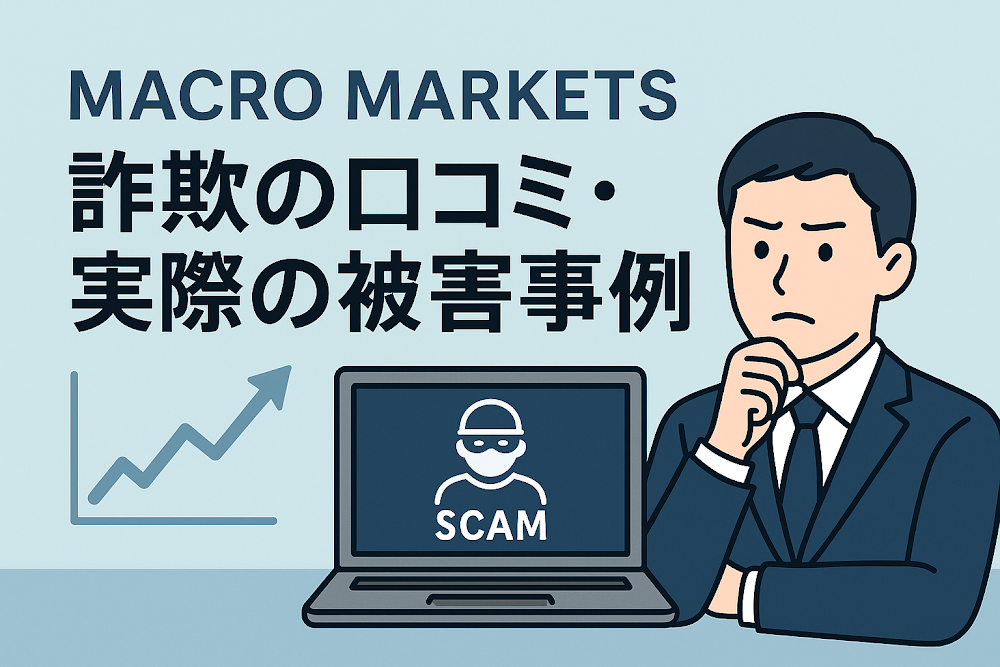 MACRO MARKETS詐欺の口コミ・実際の被害事例