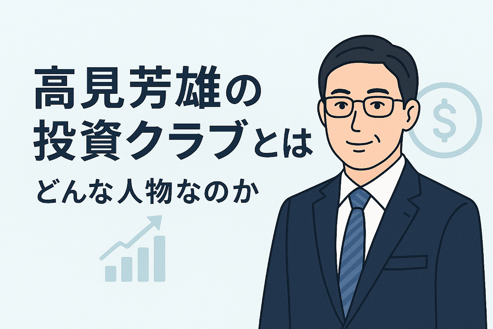 高見芳雄の投資クラブとは？どんな人物なのか