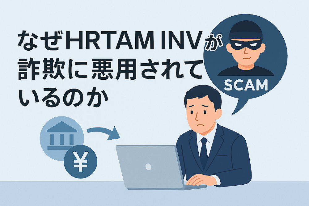 なぜHRTAM INVが詐欺に悪用されているのか