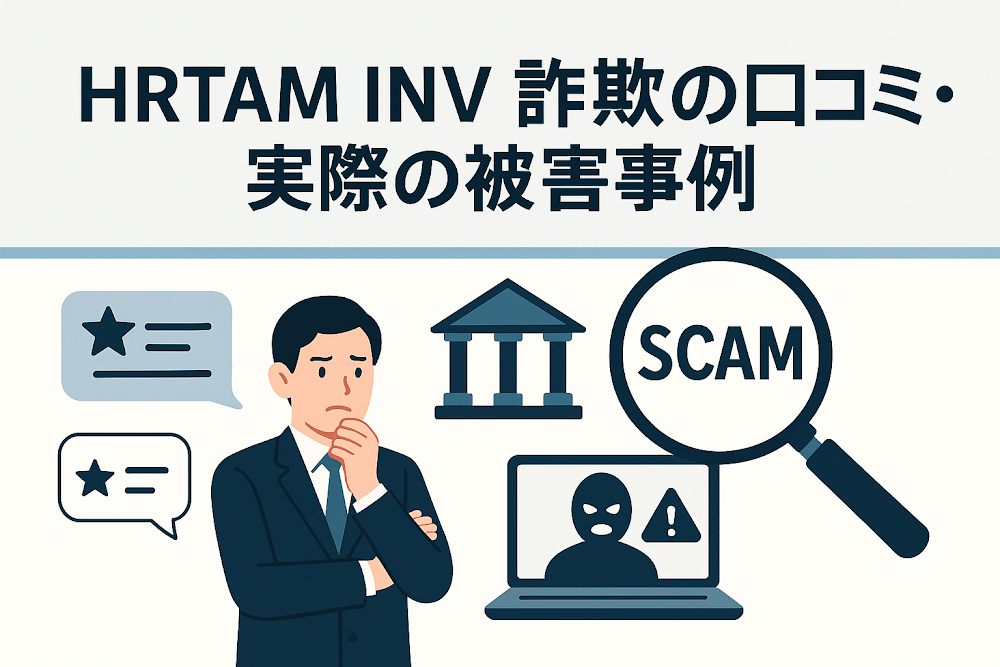 HRTAM INV詐欺の口コミ・実際の被害事例