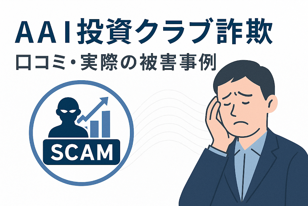 AAI投資クラブ詐欺の口コミ・実際の被害事例