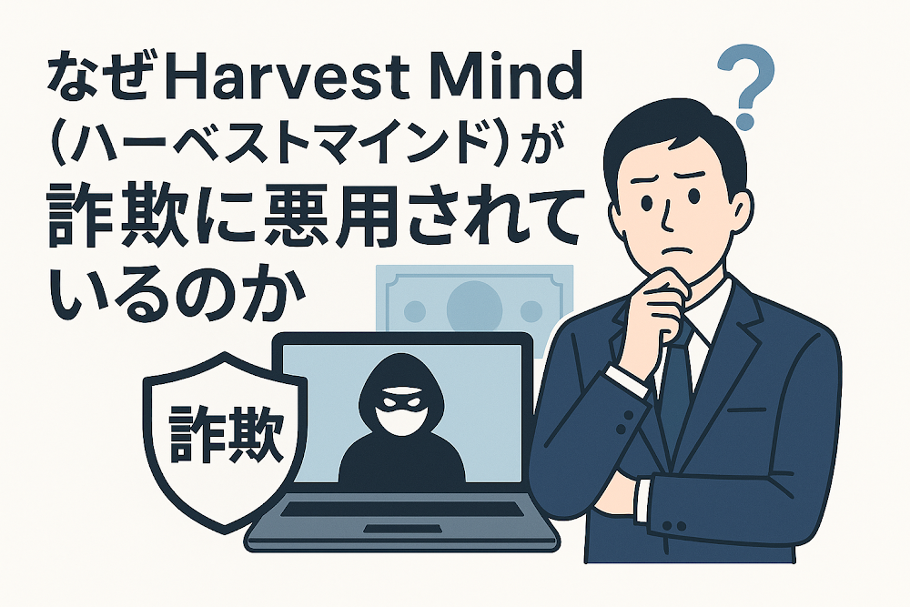 なぜHarvest Mind（ハーベストマインド）が詐欺に悪用されているのか