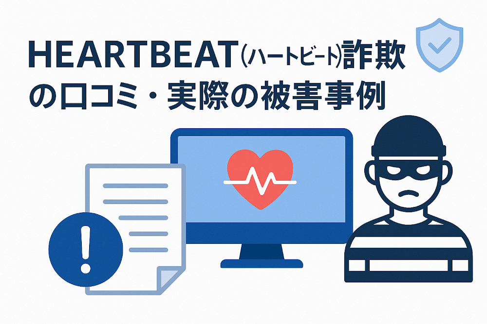 HEARTBEAT（ハートビート）詐欺の口コミ・実際の被害事例