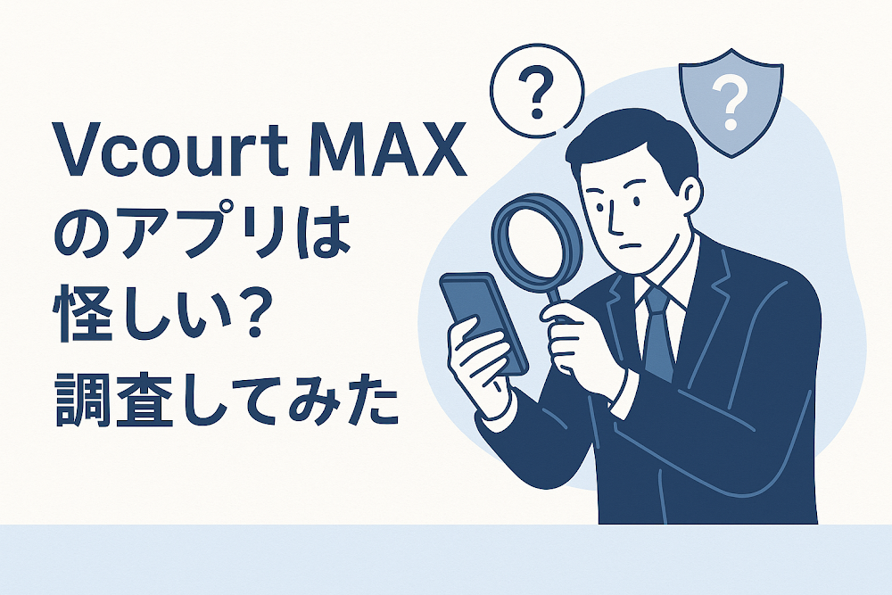 Vcourt MAXのアプリは怪しい？｜調査してみた