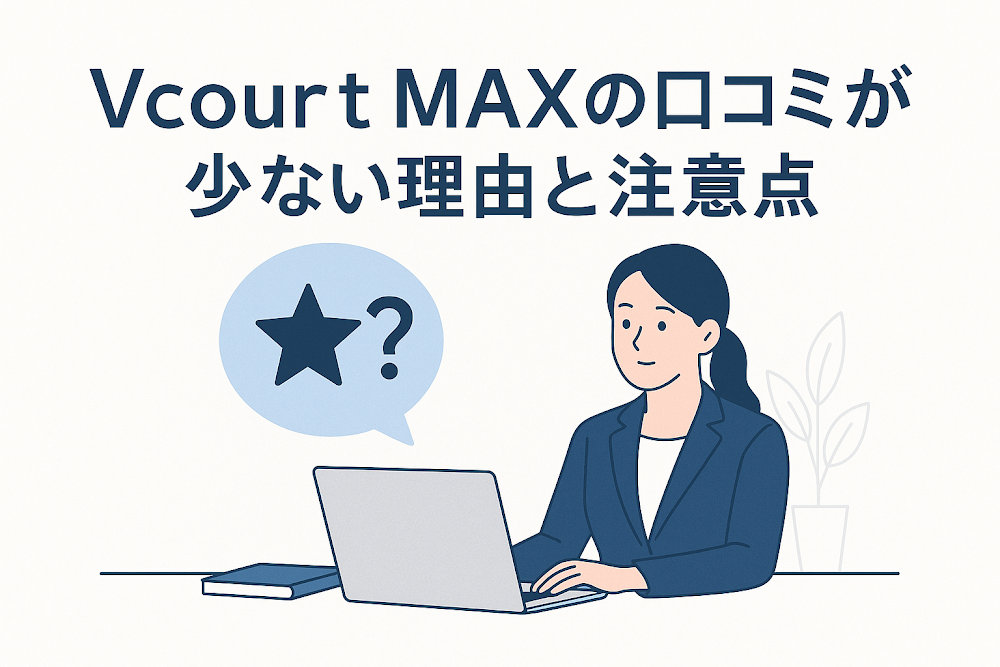 Vcourt MAXの口コミが少ない理由と注意点