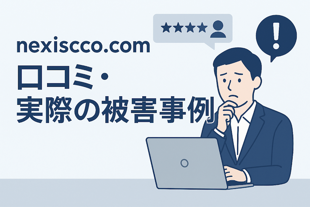 nexiscco.comの口コミ・実際の被害事例