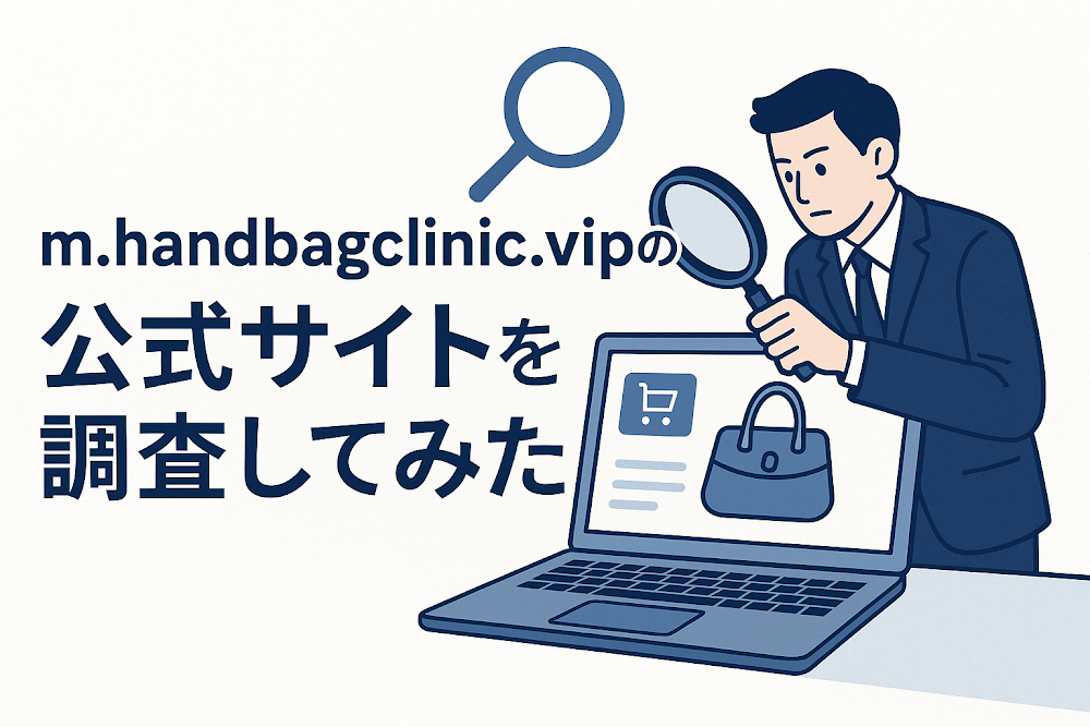 m.handbagclinic.vipの公式サイトを調査してみた
