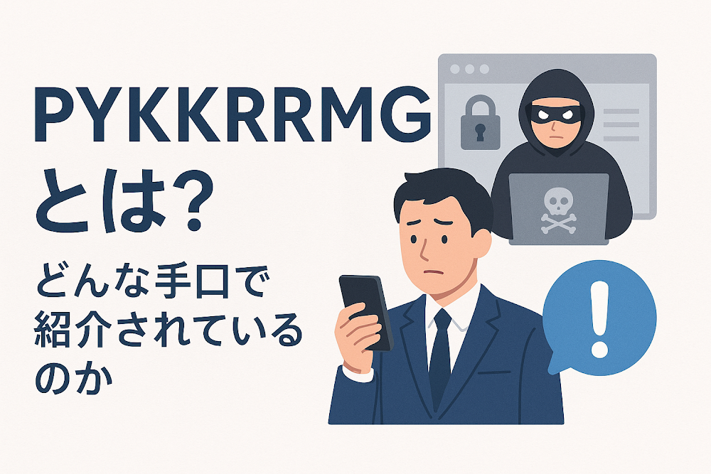 PYKKRRMGとは？どんな手口で紹介されているのか