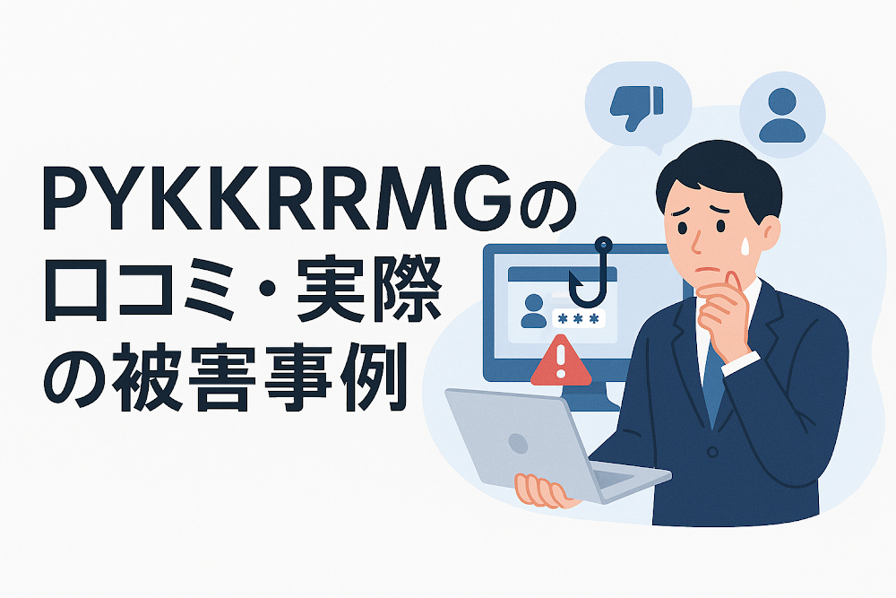 PYKKRRMGの口コミ・実際の被害事例