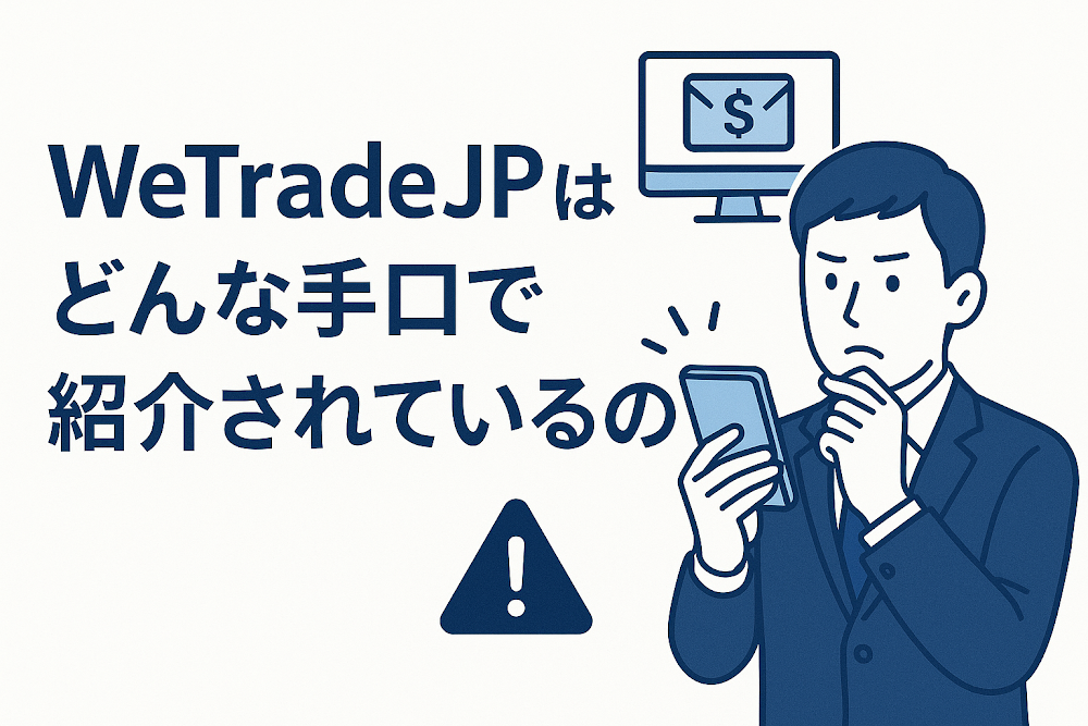 wetradejpとは？どんな手口で紹介されているのか
