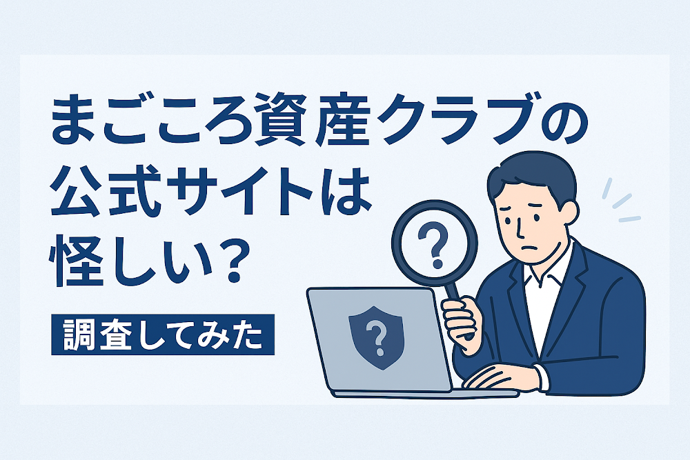 まごころ資産クラブの公式サイトは怪しい？｜調査してみた