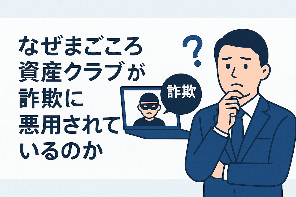 なぜまごころ資産クラブが詐欺に悪用されているのか