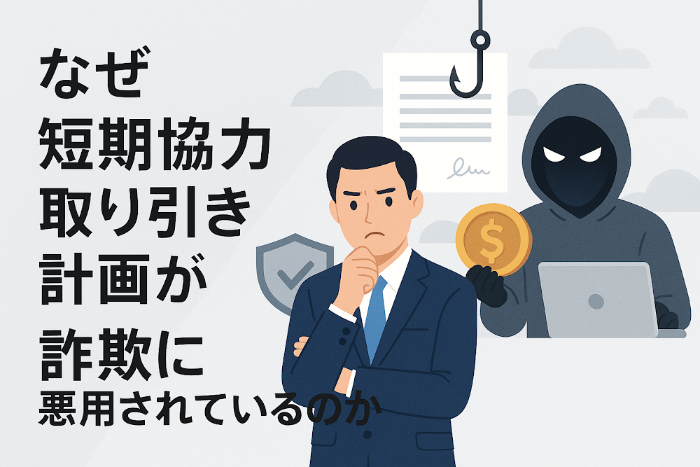 なぜ短期協力取り引き計画が詐欺に悪用されているのか