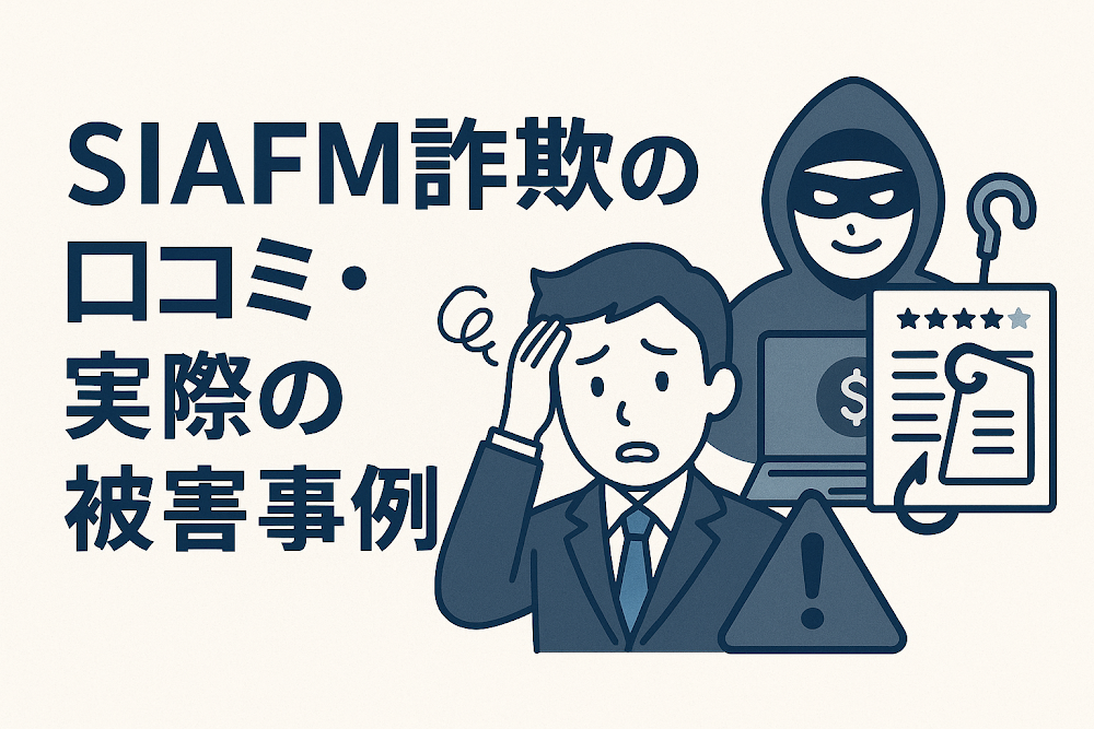 SIAFM詐欺の口コミ・実際の被害事例