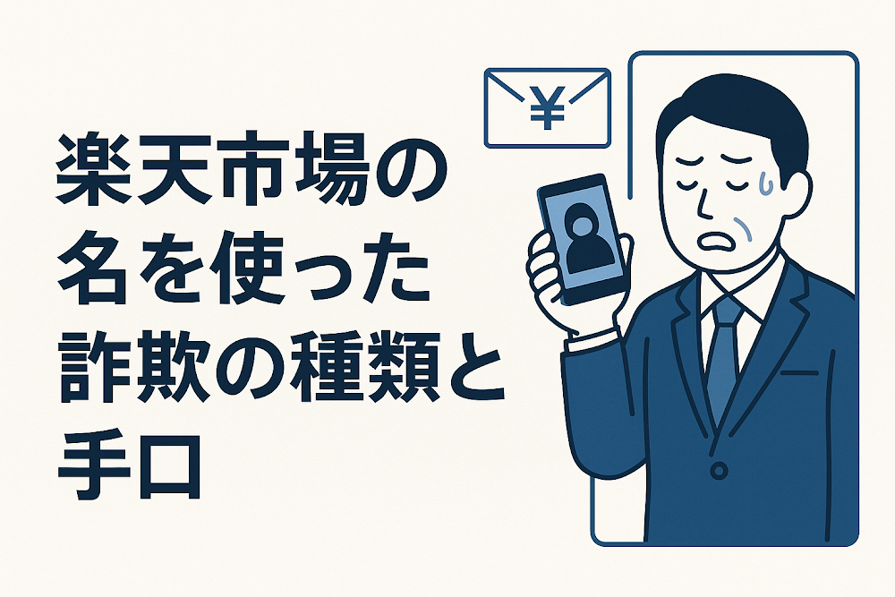 楽天市場の名を使った詐欺の種類と手口