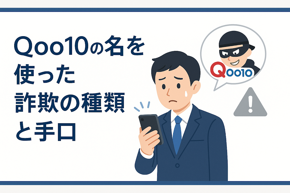 Qoo10の名を使った詐欺の種類と手口