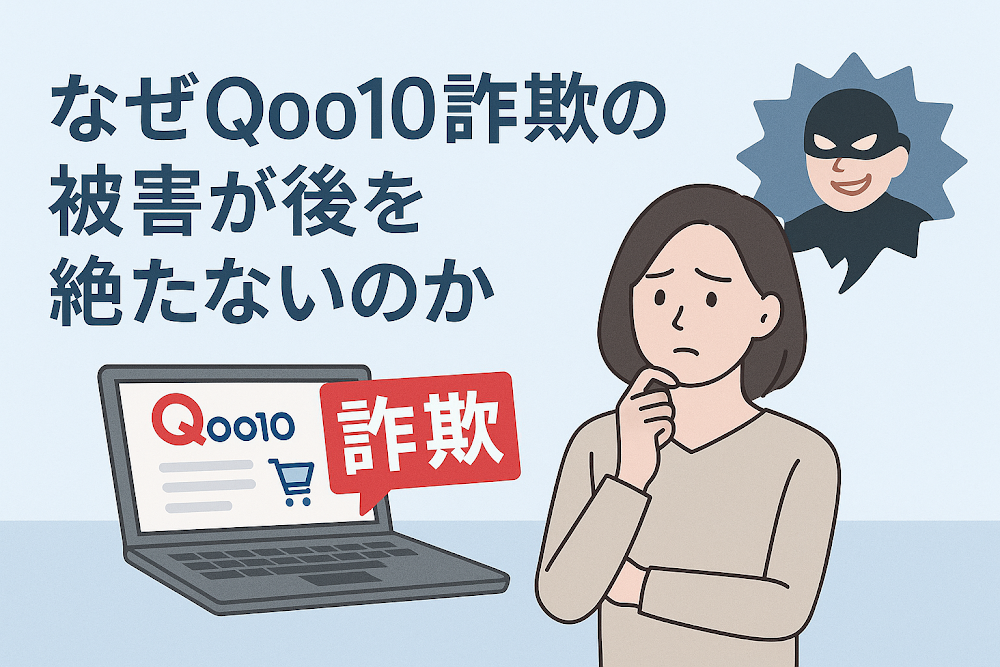 なぜQoo10詐欺の被害が後を絶たないのか