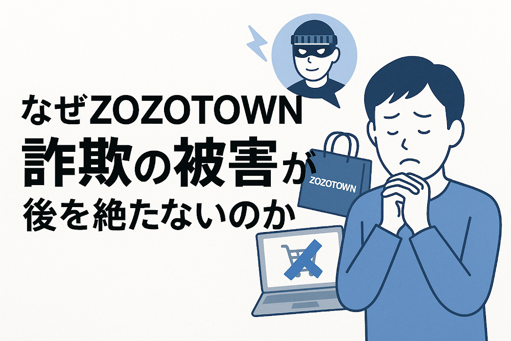 なぜZOZOTOWN詐欺の被害が後を絶たないのか