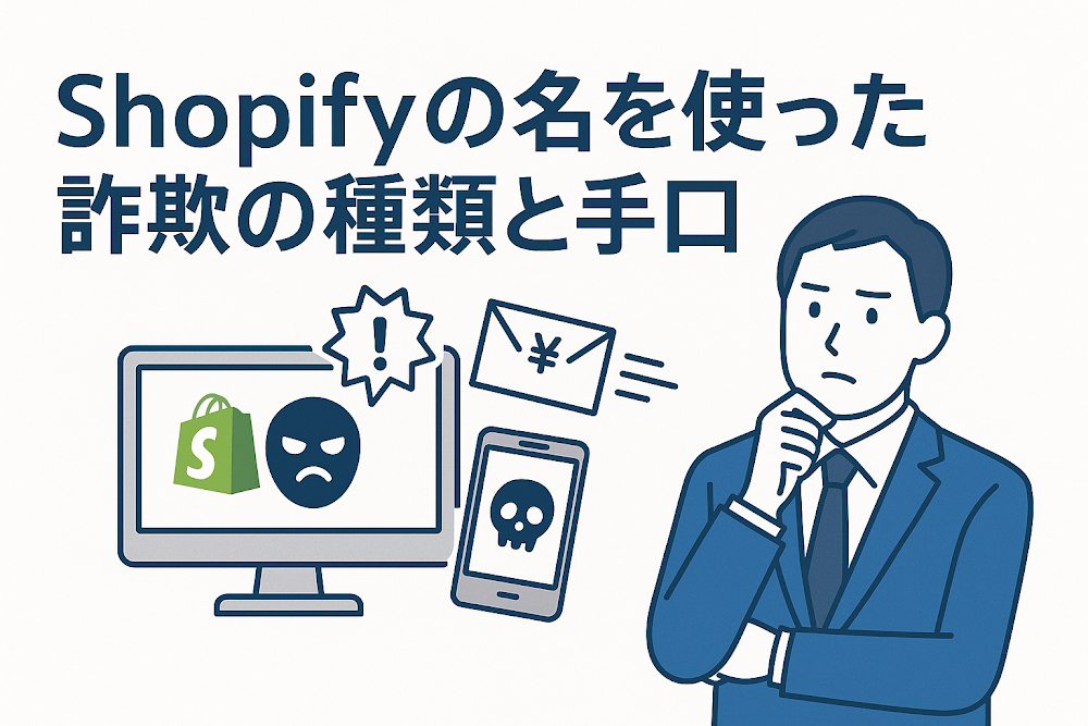 Shopifyの名を使った詐欺の種類と手口