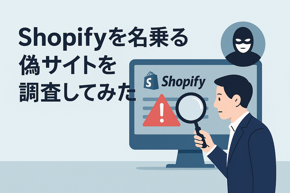 Shopifyを名乗る偽サイトを調査してみた